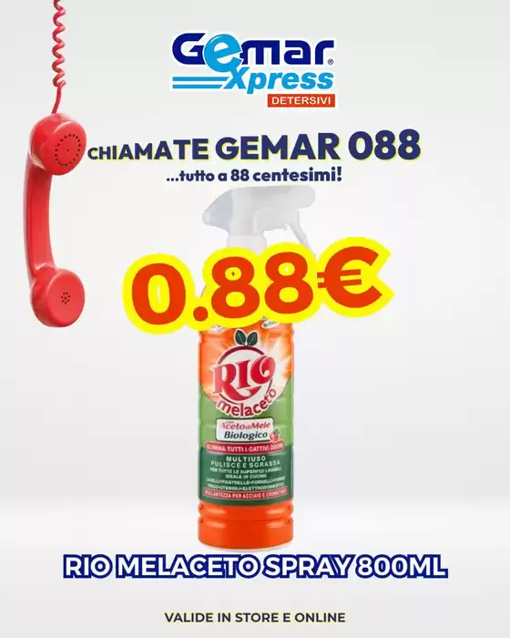 Volantino Gemar Detersivi a Roma | Chiamate gemar | 2025-12-19T00:00:00.000Z - 2025-12-31T00:00:00.000Z