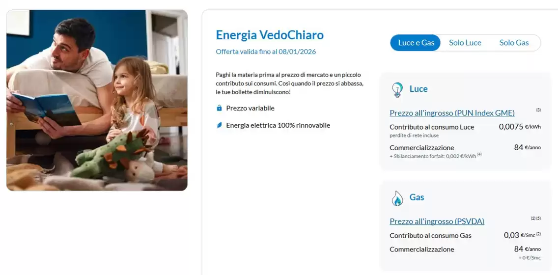 Volantino Engie a Lioni | Energia vedochiaro | 2025-12-19T00:00:00.000Z - 2026-01-08T00:00:00.000Z