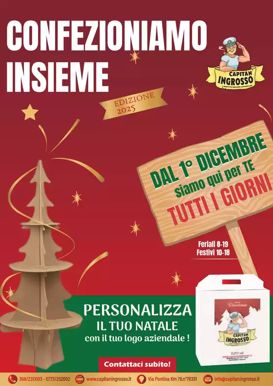 Volantino Capitan Ingrosso | CONFEZIONIAMO INSIEME | 2025-12-19T00:00:00.000Z - 2025-12-31T00:00:00.000Z