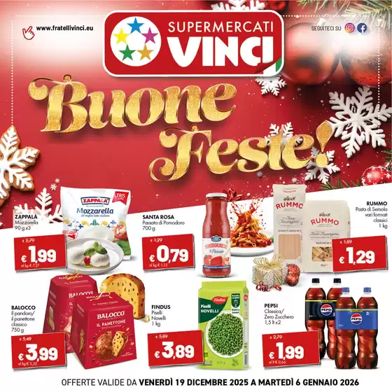 Volantino Supermercati Vinci a Alcamo | Buone Feste! | 2025-12-19T00:00:00.000Z - 2026-01-06T00:00:00.000Z