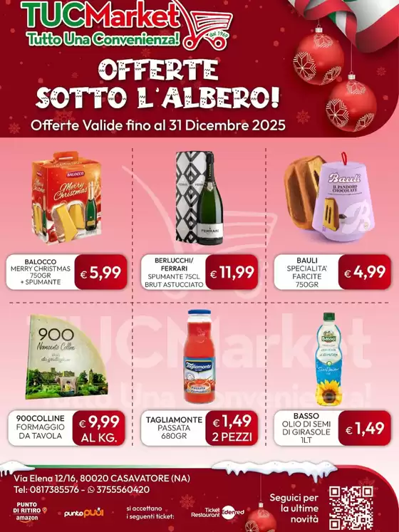 Volantino Tuc Market a Verzuolo | Offerte sotto L'albero! | 2025-12-19T00:00:00.000Z - 2025-12-31T00:00:00.000Z