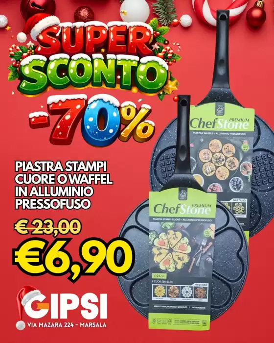 Volantino Gipsi a Reggio Calabria | Super sconto -70% | 2025-12-22T00:00:00.000Z - 2025-12-31T00:00:00.000Z