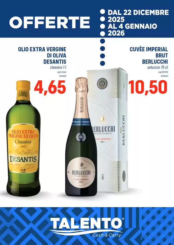 Volantino Talento a San Vittore del Lazio | Offerte | 2025-12-22T00:00:00.000Z - 2026-01-04T00:00:00.000Z