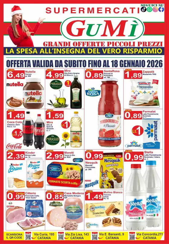 Volantino GuMì Supermercati a San Vittore del Lazio | Grandi offerte piccoli prezzi | 2025-12-22T00:00:00.000Z - 2026-01-18T00:00:00.000Z