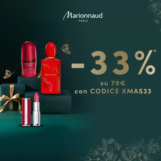 Volantino Marionnaud a Marino | -33% | 2025-12-22T00:00:00.000Z - 2025-12-31T00:00:00.000Z