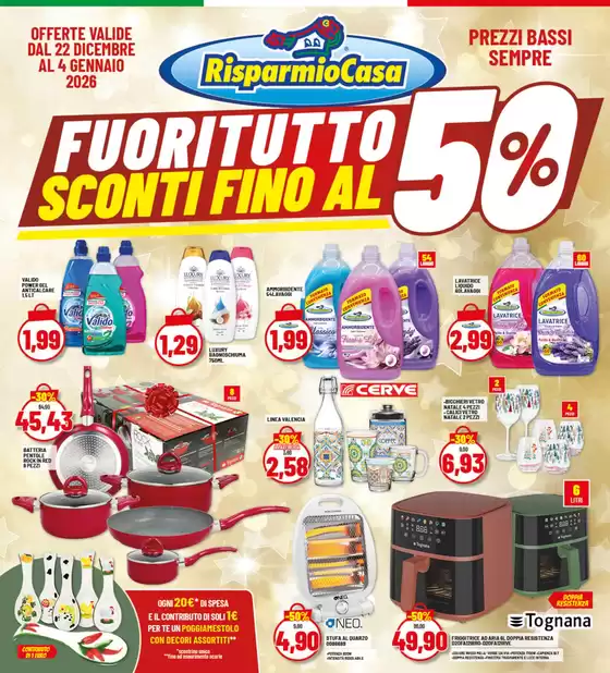 Volantino Risparmio Casa a Marino | Fuori tutto  | 2025-12-22T00:00:00.000Z - 2026-01-04T00:00:00.000Z