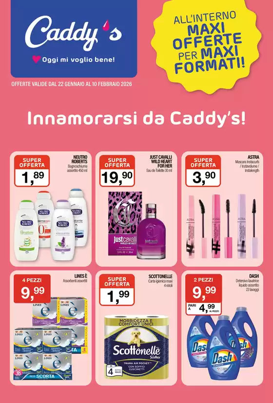 Volantino Caddy's a Lana | Innamorarsi da Caddy's! | 2026-01-22T00:00:00.000Z - 2026-02-10T00:00:00.000Z