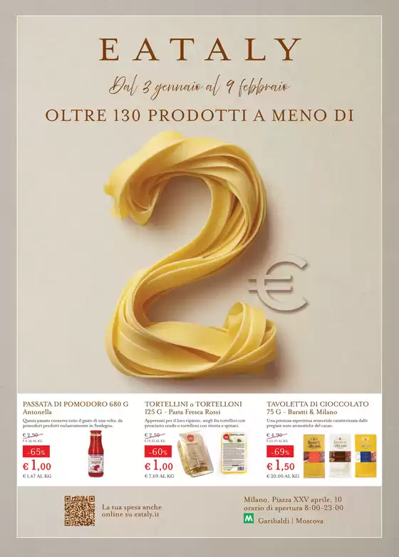 Volantino Eataly a Riccione | Dal 3 gennaio al 9 febbraio | 2026-01-03T00:00:00.000Z - 2026-02-09T00:00:00.000Z