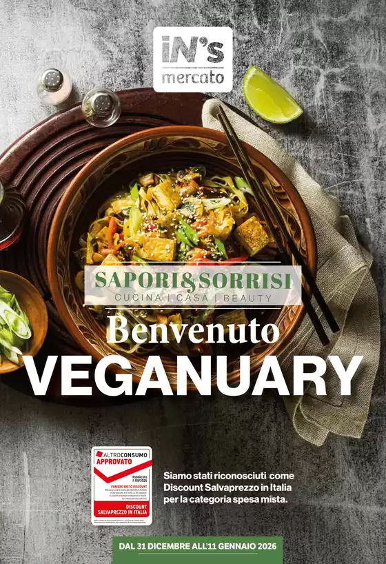 Volantino IN'S a Latronico | Benvenuto veganuary | 2025-12-31T00:00:00.000Z - 2026-01-11T00:00:00.000Z
