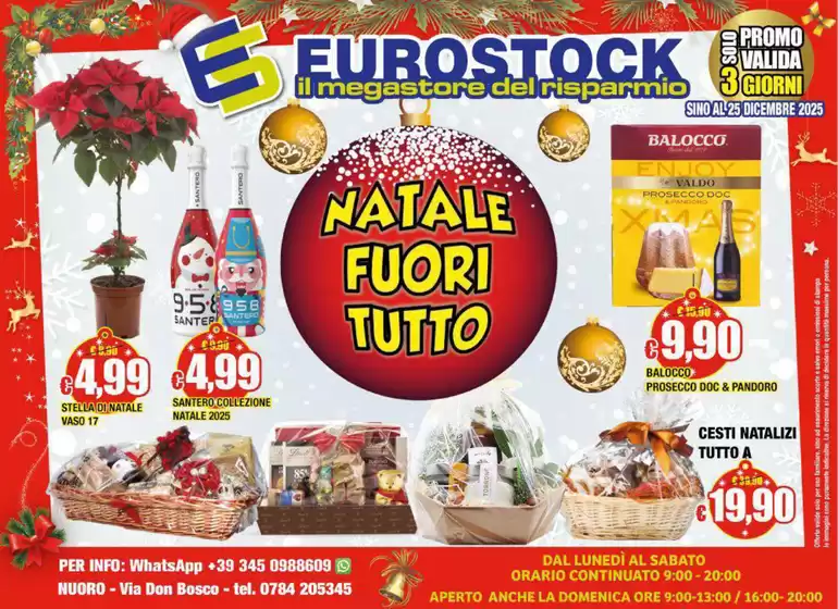 Volantino Eurostock | Natale fuori tutto | 2025-12-23T00:00:00.000Z - 2025-12-25T00:00:00.000Z