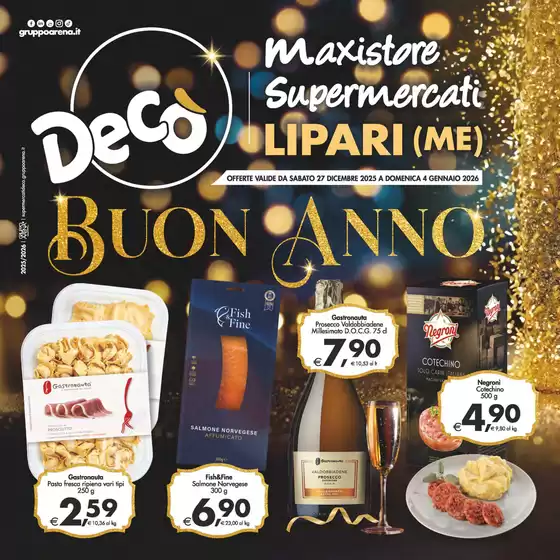 Volantino Decò a Bracciano | Buon Anno | 2025-12-27T00:00:00.000Z - 2026-01-04T00:00:00.000Z