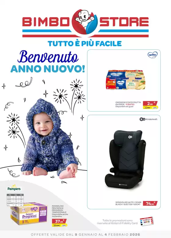Volantino Bimbo Store a Torino | Benvenuto anno nuovo! | 2026-01-09T00:00:00.000Z - 2026-02-04T00:00:00.000Z