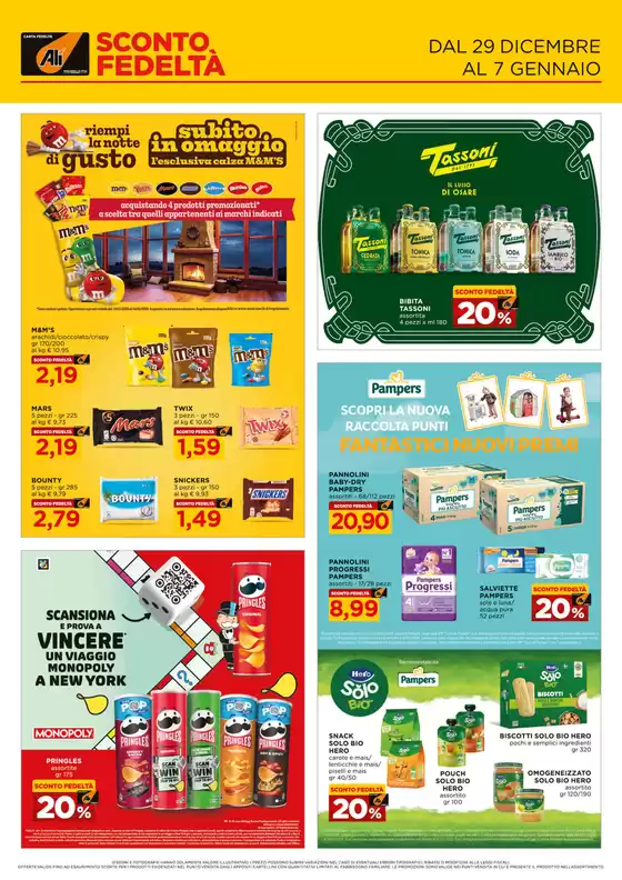 Volantino Alì e Alìper a Nocera Umbra | Sconto fedeltà | 2025-12-29T00:00:00.000Z - 2026-01-07T00:00:00.000Z