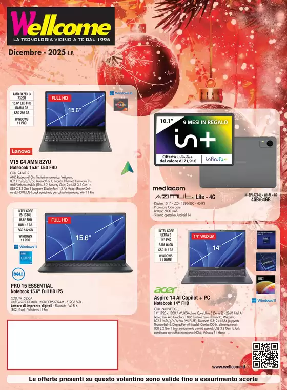 Volantino Wellcome a Teramo | Dicembre 2025 | 2025-12-01T00:00:00.000Z - 2025-12-31T00:00:00.000Z