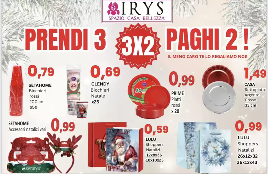 Volantino Irys a Isili | Prendi 3 paghi 1! | 2025-12-24T00:00:00.000Z - 2025-12-31T00:00:00.000Z