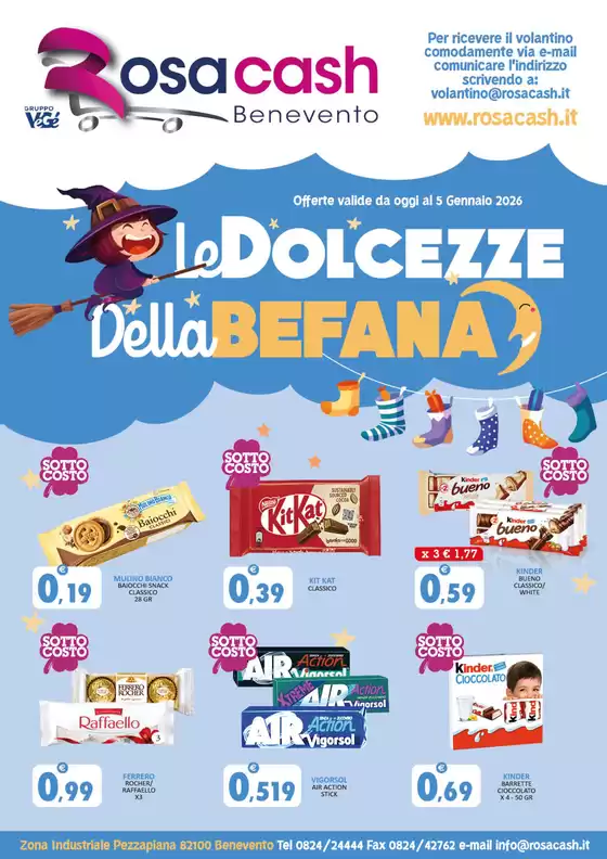 Volantino Rosa Cash a Acireale | LE DOLCEZZE DELLA BEFANA 2026 | 2025-12-06T00:00:00.000Z - 2026-01-05T00:00:00.000Z