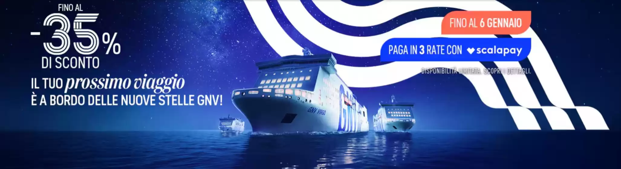 Volantino GNV a Milano | -35% di sconto | 2025-12-24T00:00:00.000Z - 2026-01-06T00:00:00.000Z