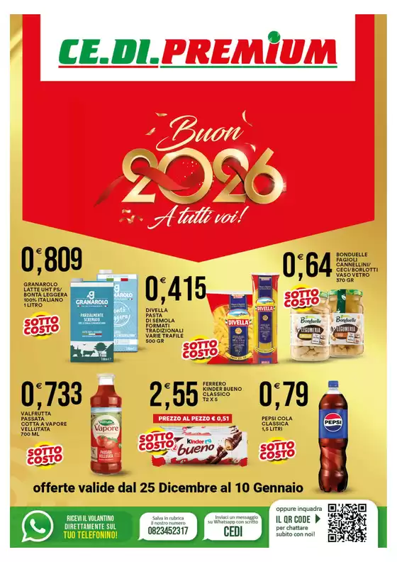 Volantino Premium Cash&Carry | Volantino Premium Cash&Carry | 2025-12-25T00:00:00.000Z - 2026-01-10T00:00:00.000Z