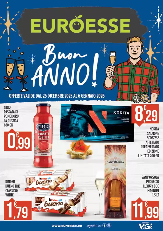 Volantino Euroesse | Buon anno | 2025-12-26T00:00:00.000Z - 2026-01-06T00:00:00.000Z