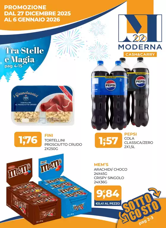 Volantino Moderna Cash a Caiazzo | Tra Stelle e Magia | 2025-12-27T00:00:00.000Z - 2026-01-06T00:00:00.000Z