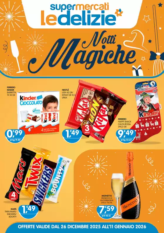 Volantino Le Delizie del Sud | Notti magiche | 2025-12-26T00:00:00.000Z - 2026-01-11T00:00:00.000Z