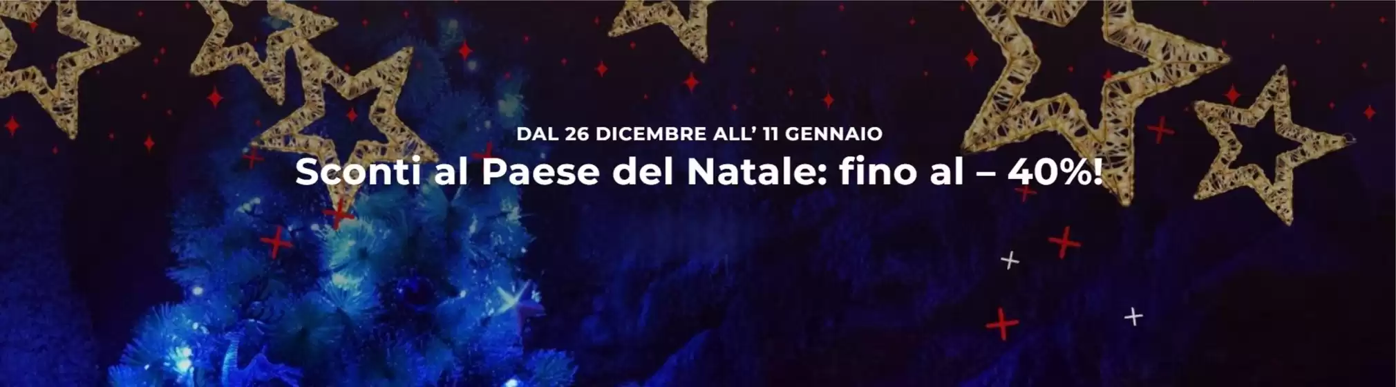 Volantino Bardin Garden Store a Feltre | Sconti al paese del natale: fino al -40% | 2025-12-26T00:00:00.000Z - 2026-01-11T00:00:00.000Z