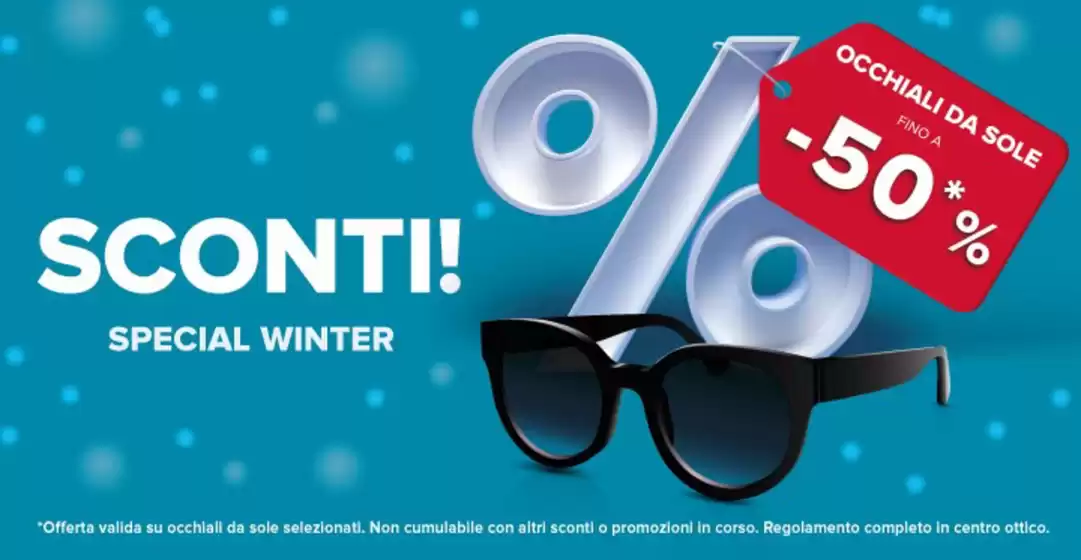 Volantino Ottica VistaSì | Sconti! Special winter | 2025-12-29T00:00:00.000Z - 2026-01-12T00:00:00.000Z