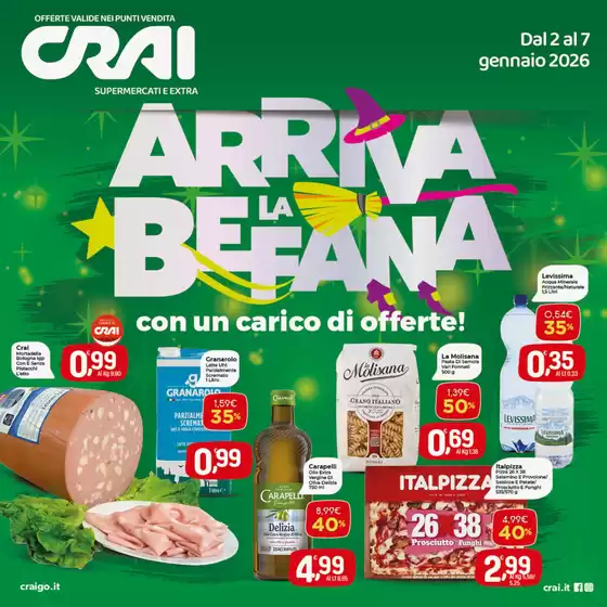 Volantino Crai a Teramo | Arriva la befana | 2026-01-02T00:00:00.000Z - 2026-01-07T00:00:00.000Z