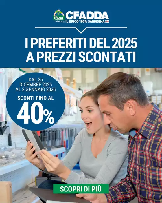 Volantino CFadda a Latina | Sconti fino al 40% | 2025-12-30T00:00:00.000Z - 2026-01-02T00:00:00.000Z