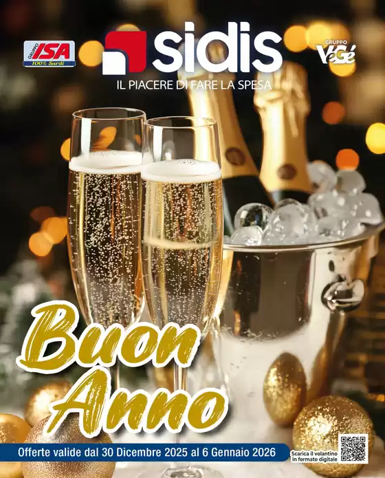 Volantino Sidis a Pizzighettone | Il piacere di fare la spesa | 2025-12-30T00:00:00.000Z - 2026-01-06T00:00:00.000Z