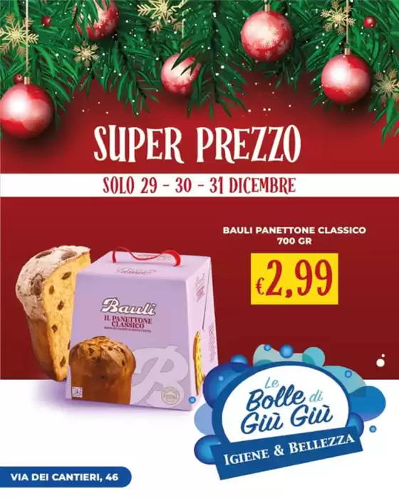 Volantino Le Bolle di Giù Giù a Crotone | SUPER PREZZO | 2025-12-30T00:00:00.000Z - 2025-12-31T00:00:00.000Z