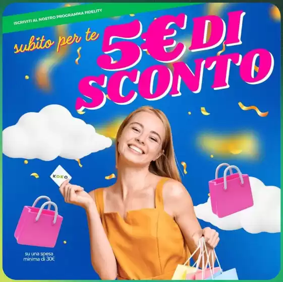 Volantino KOKO Emporio a Crotone | 5euro di sconto | 2025-12-30T00:00:00.000Z - 2026-01-27T00:00:00.000Z