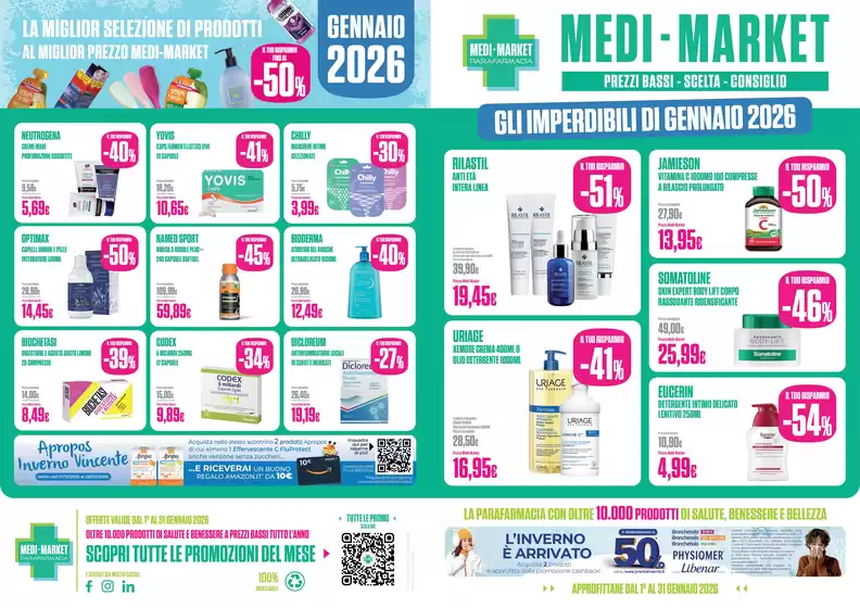 Volantino Medi-Market a Grosseto |  GENNAIO | 2025-12-01T00:00:00.000Z - 2026-01-31T00:00:00.000Z
