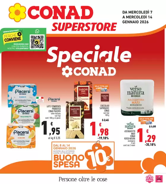 Volantino Conad Superstore a Cascina | Speciale Conad | 2026-01-07T00:00:00.000Z - 2026-01-14T00:00:00.000Z
