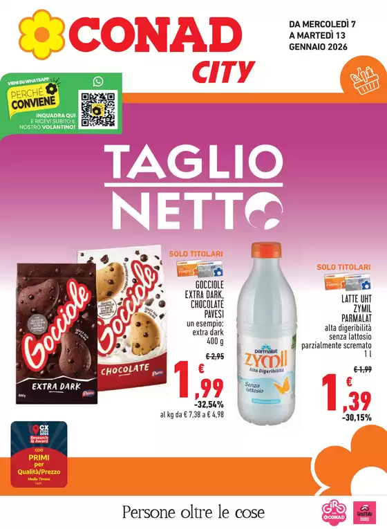 Volantino Conad City a Forlì | Taglio netto | 2026-01-07T00:00:00.000Z - 2026-01-13T00:00:00.000Z
