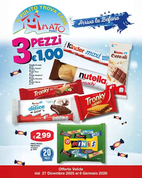 Volantino Amato Point a Adria | Arriva la befana | 2025-12-31T00:00:00.000Z - 2026-01-06T00:00:00.000Z
