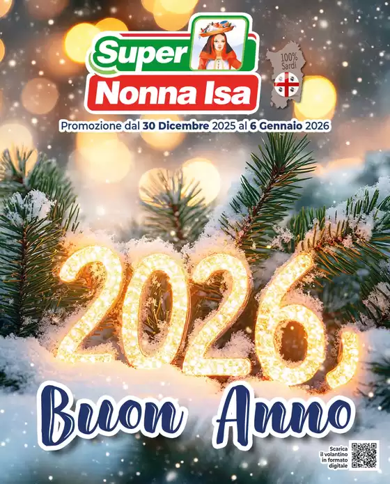 Volantino Nonna Isa | Buon anno 2026 | 2025-12-30T00:00:00.000Z - 2026-01-06T00:00:00.000Z