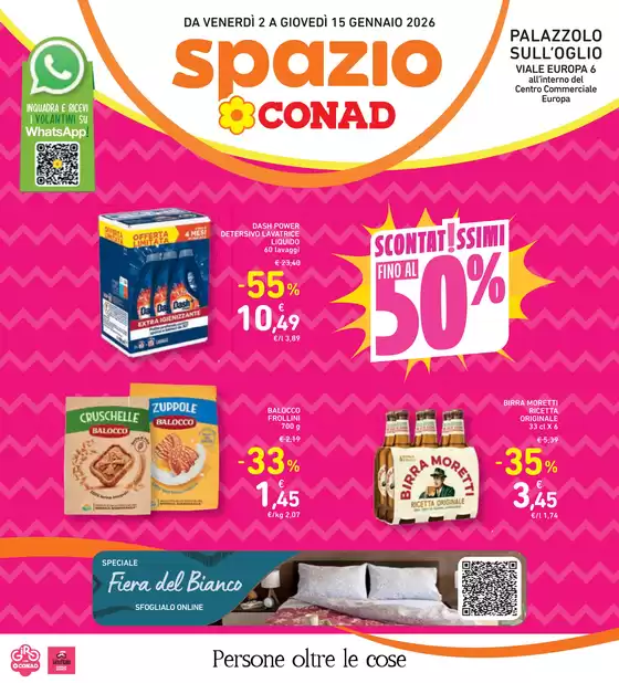Volantino Spazio Conad a Bregnano | Scontatissimi 50% | 2026-01-02T00:00:00.000Z - 2026-01-15T00:00:00.000Z