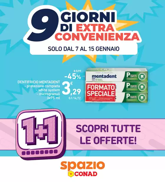 Volantino Spazio Conad a Gibellina | 9 giorni di extra convenienza | 2026-01-07T00:00:00.000Z - 2026-01-15T00:00:00.000Z
