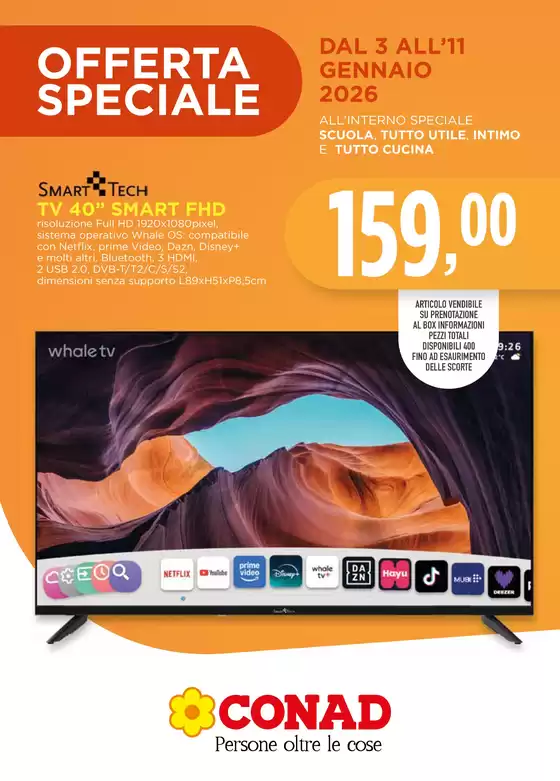 Volantino Conad a Castelnovo Di Isola Vicentina | Offerta Speciale | 2026-01-03T00:00:00.000Z - 2026-01-11T00:00:00.000Z
