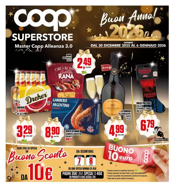 Volantino Superstore Coop a Roma | DAL 30 DICEMBRE 2025 AL 6 GENNAIO 2026 | 2025-12-30T00:00:00.000Z - 2026-01-06T00:00:00.000Z