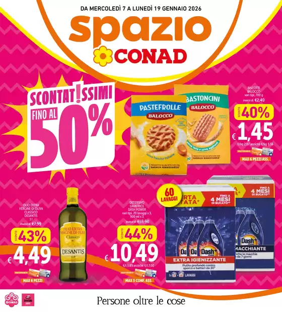 Volantino Spazio Conad a Volla | Scontatissimi fino al 50% | 2026-01-07T00:00:00.000Z - 2026-01-19T00:00:00.000Z