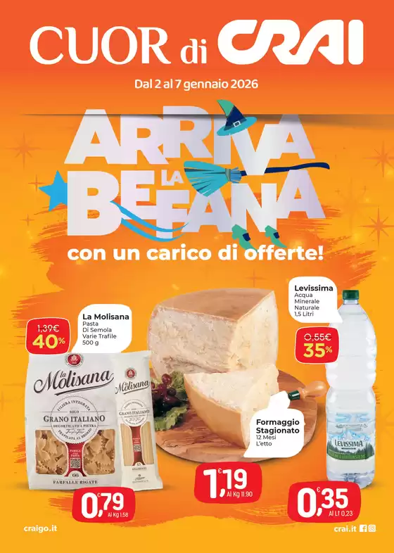Volantino Crai | Arriva al befana | 2026-01-02T00:00:00.000Z - 2026-01-07T00:00:00.000Z