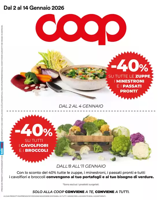 Volantino Coop a Ladispoli | Offerte per te | 2026-01-02T00:00:00.000Z - 2026-01-14T00:00:00.000Z