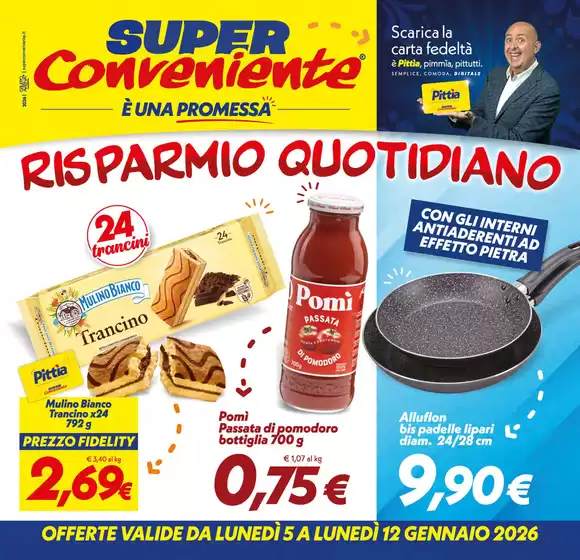 Volantino SuperConveniente | Risparimo Quotidiano | 2026-01-05T00:00:00.000Z - 2026-01-12T00:00:00.000Z