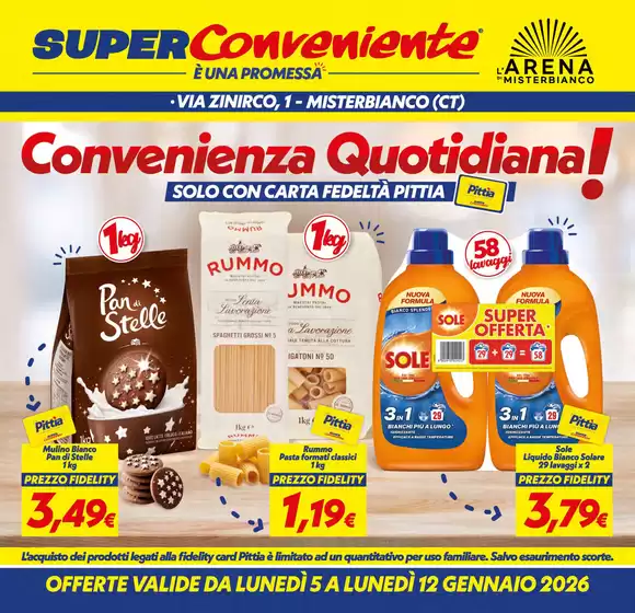 Volantino SuperConveniente a Gallarate | Convenienza Quotidiana! | 2026-01-05T00:00:00.000Z - 2026-01-12T00:00:00.000Z