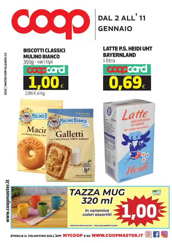 Volantino Coop a Vestone | Dal 2 ALL' 11 Gennaio | 2026-01-02T00:00:00.000Z - 2026-01-11T00:00:00.000Z
