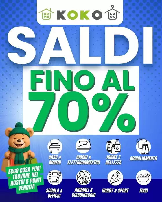 Volantino KOKO Emporio a Barcellona Pozzo di Gotto | Fino al 70% | 2026-01-05T00:00:00.000Z - 2026-01-31T00:00:00.000Z
