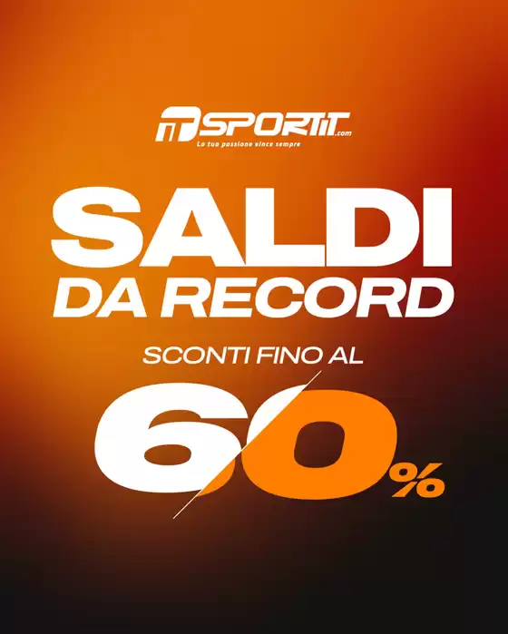 Volantino Sportit a Reggio Emilia | Saldi da record sconti fino al 60% | 2026-01-04T00:00:00.000Z - 2026-01-11T00:00:00.000Z