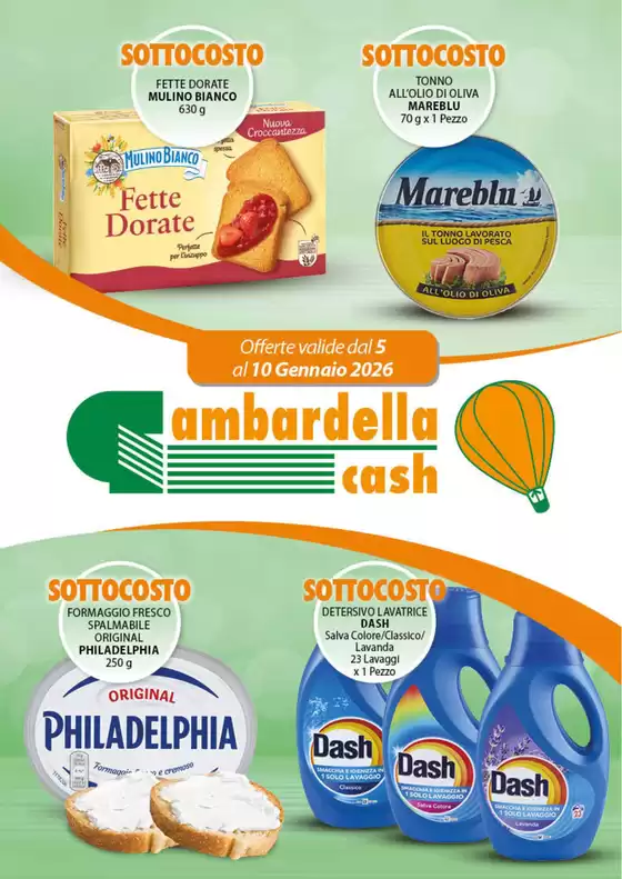 Volantino Gambardella Cash a Foggia | Offerte valide dal 5 al 10 gennaio | 2026-01-05T00:00:00.000Z - 2026-01-10T00:00:00.000Z
